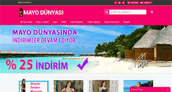 Desktop Screenshot of mayodunyasi.com.tr